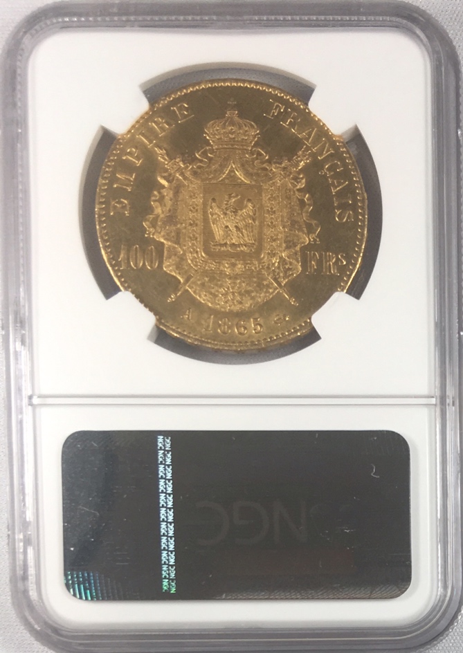 【動画あり】アンティークコイン フランス金貨 エンペラー ナポレオン III Napoleon III gold 100 Francs