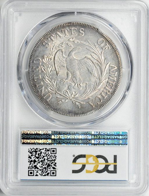 アメリカアンティークコイン 1797年ドレープドバスト1ドル銀貨MS64PCGS