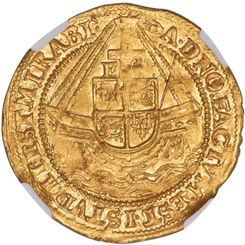 動画あり】グレートブリテン エリザベス１世(1558-1603)エンジェル金貨