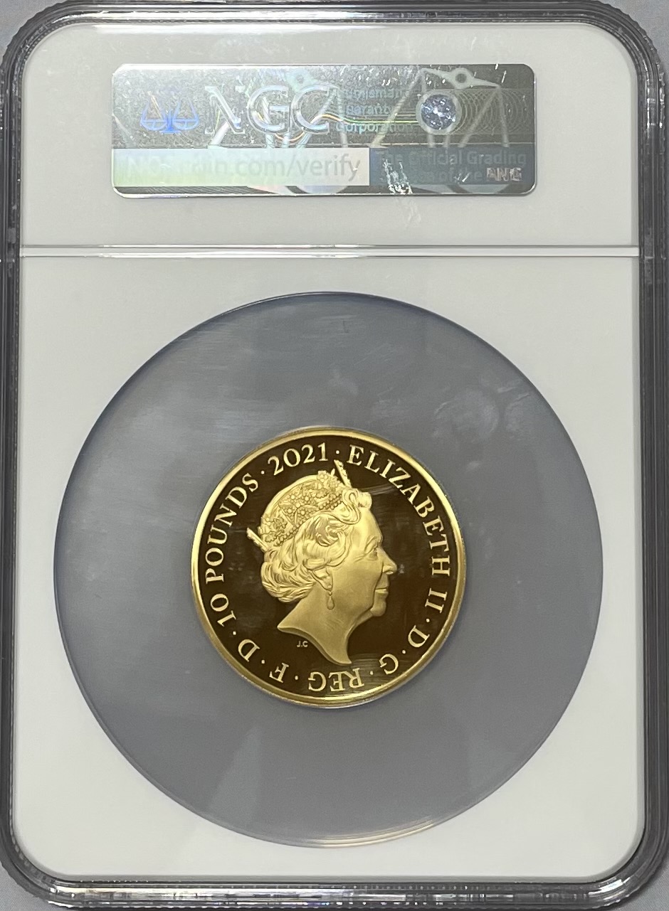 オーストラリア 2021年 PCGS 女王エリザベス2世生誕95周年 1ドル銀貨 