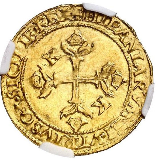 アンティークコイン（1519-1556）スペイン-カルロス１世バルセロナK1