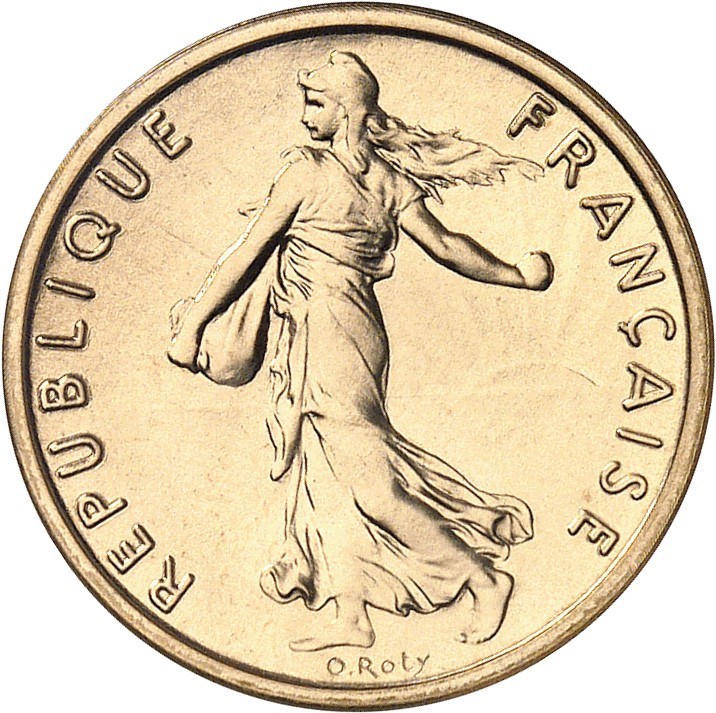 アンティークコイン フランス 1972年 1/2フランピエフォー金貨 PCGS