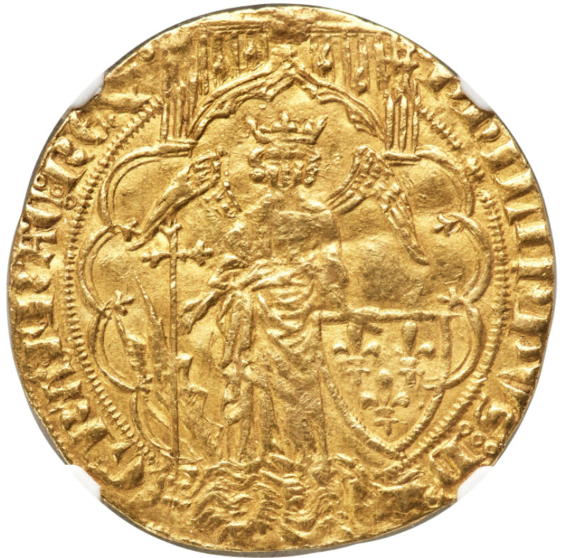 アンティークコイン フランス 1328-1350年 フィリップ６世 エンジェル