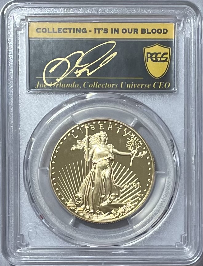 アメリカ50ドル金貨 ゴールドイーグル 2001-W $50PCGS PR70 ジョー