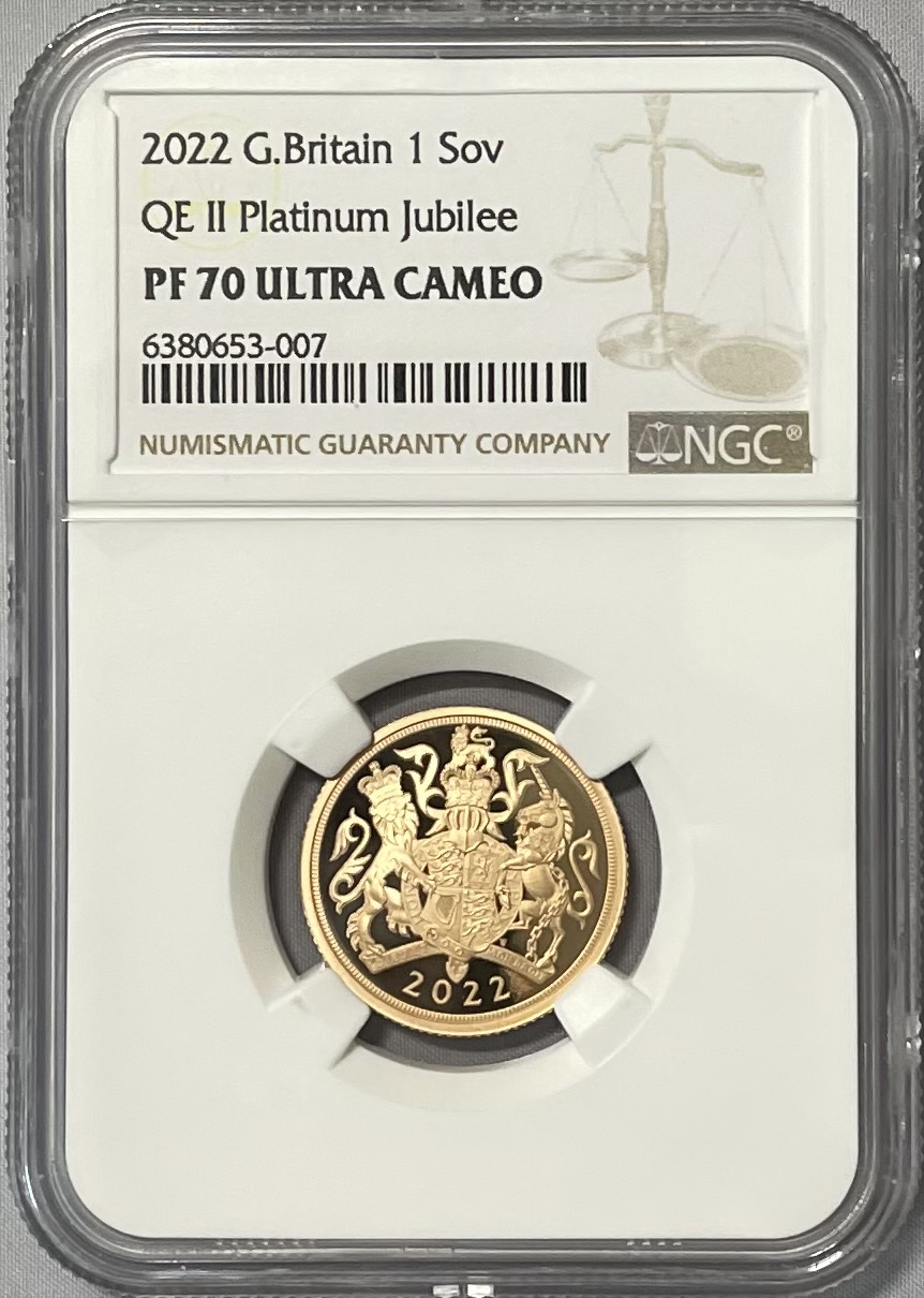イギリス2022 プラチナジュビリー 5ポンド プルーフ銀貨 - コレクション