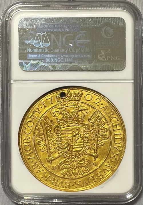 動画あり】アンティークコイン ハンガリー 1702年 神聖ローマ皇帝 レオポルド1世 5ダカット NGC-AU Details Augustana  Collection | すべての商品 | | アンティークコイン金貨専門のゴールドコイン,