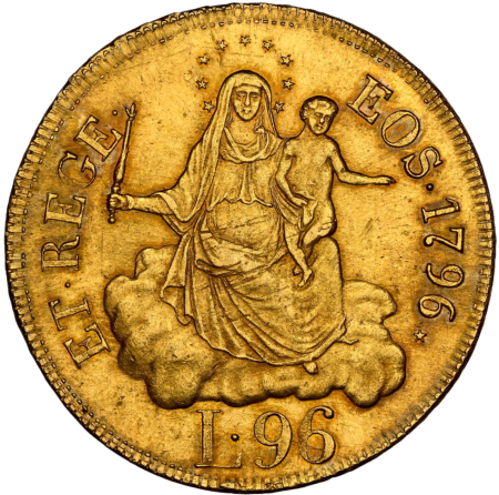 レア度2-R2】アンティークコイン イタリア ジェノヴァ共和国 1796年 96