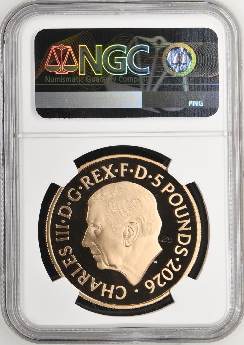 女王の肖像シリーズ】グレートブリテン 2026年 エリザベス2世 第一肖像