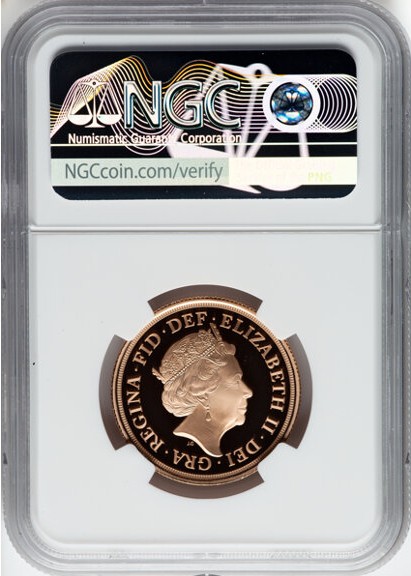 One of First 100 Struck】グレートブリテン 2022年 エリザベス2世 在