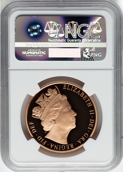 One of First 75 Struck】グレートブリテン 2016年 エリザベスII世 5