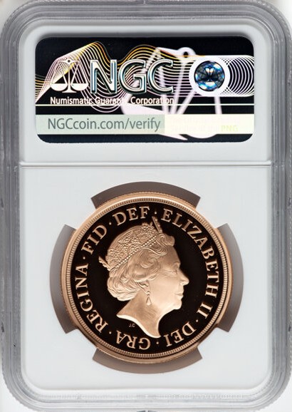 One of First 100 Struck】グレートブリテン 2022年 エリザベス2世 在