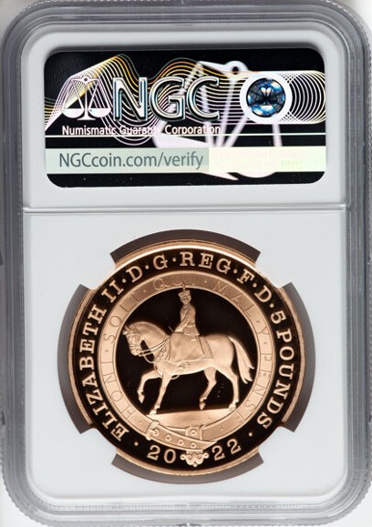 One of First 40 Struck】グレートブリテン 2022年 プラチナジュビリー