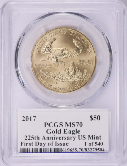 2017 パラジウム イーグル モダンコイン NGC MS70ER E2 NGC MS70 2025