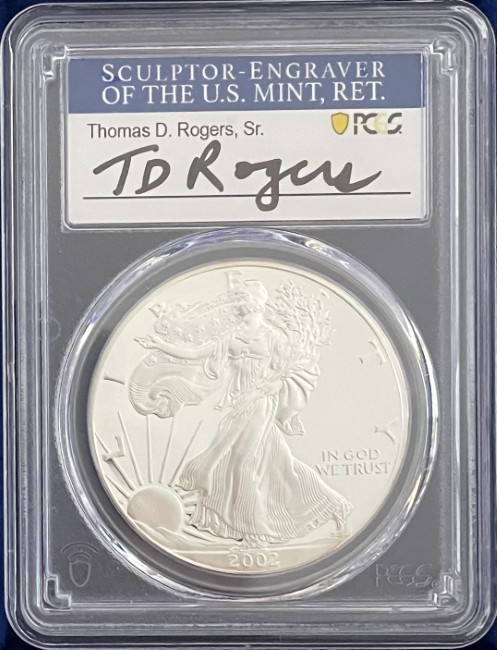 トーマス・D・ロジャーズ サイン入り】アメリカ 1ドル シルバー