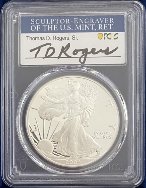 トーマス・D・ロジャーズ サイン入り】アメリカ 1ドル シルバー