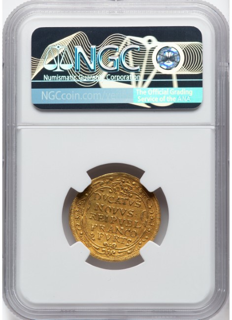 アンティークコイン ドイツ 自由都市フランクフルト 1646-JH年 1