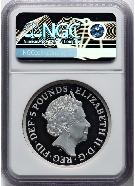 The Great Engravers】グレートブリテン 2019年 エリザベス2世 ウナと