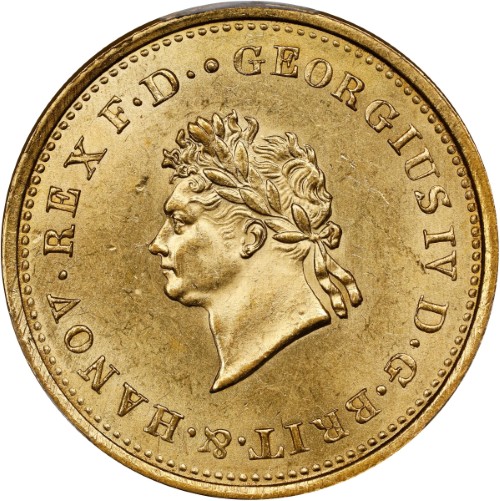 アンティークコイン ドイツ ハノーファー 1825-B年 ジョージ4世 10