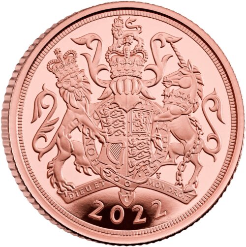グレートブリテン 2022年 プラチナ・ジュビリー 5ポンド プルーフ金貨