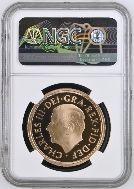 グレートブリテン 2022年 エリザベス2世追悼 5ソブリン プルーフ金貨