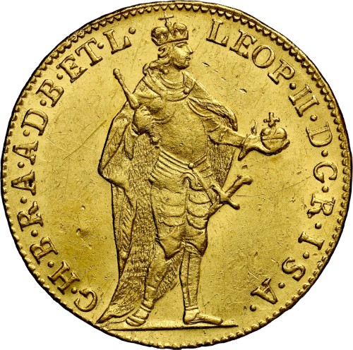 アンティークコイン ハンガリー 1792年 レオポルト2世 1ダカット金貨